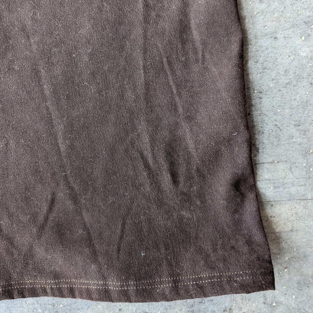 Vintage 90s Giraffe Print Safari Brown Suede-Like Sleeveless Shift Dress size 6 - Picture 4 of 6